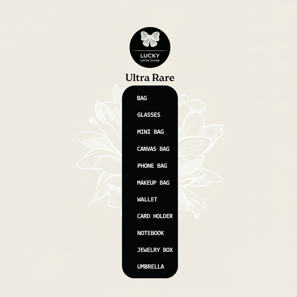 Ultra Rare Scoop Box item menu