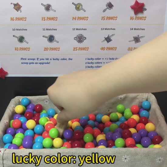 Adjustable treasure hunt rings video